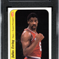 1986 Fleer Sticker Julius Erving #5 SGC 7