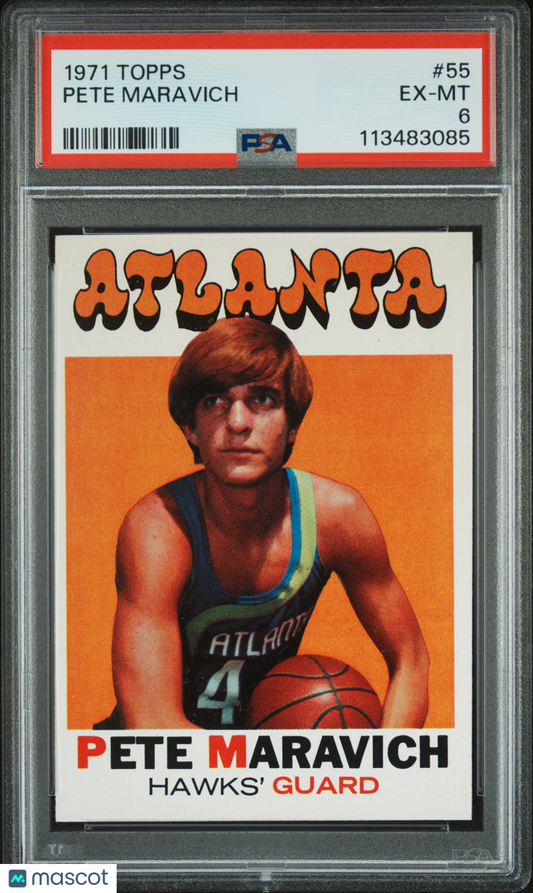 1971 Topps Pete Maravich #55 PSA 6