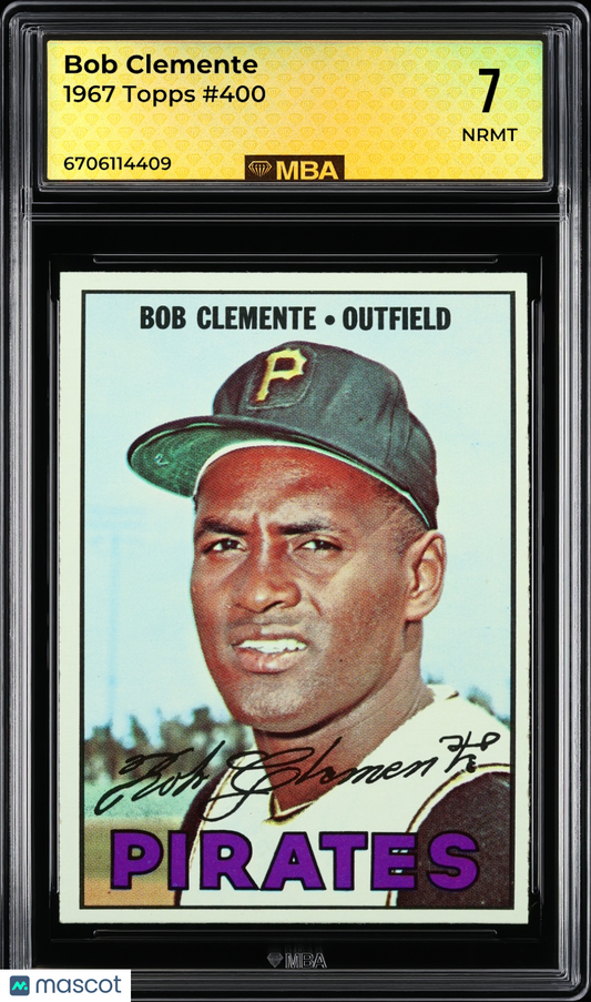 1967 Topps Roberto Clemente #400 MBA 7
