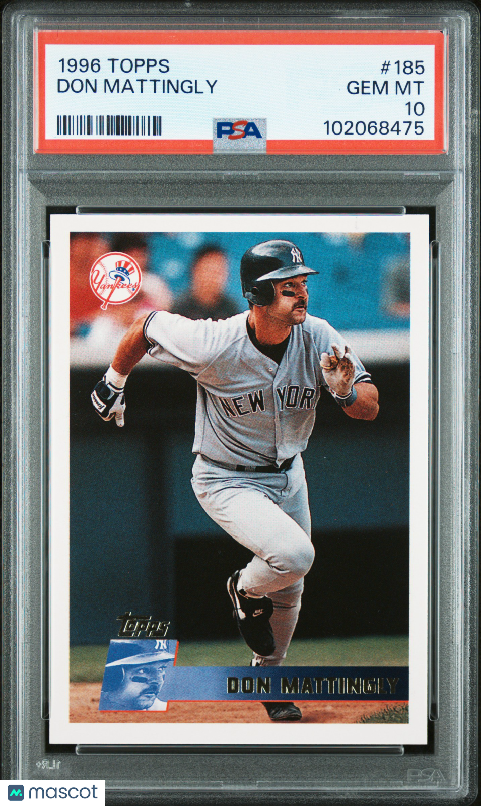 1996 Topps Don Mattingly #185 PSA 10