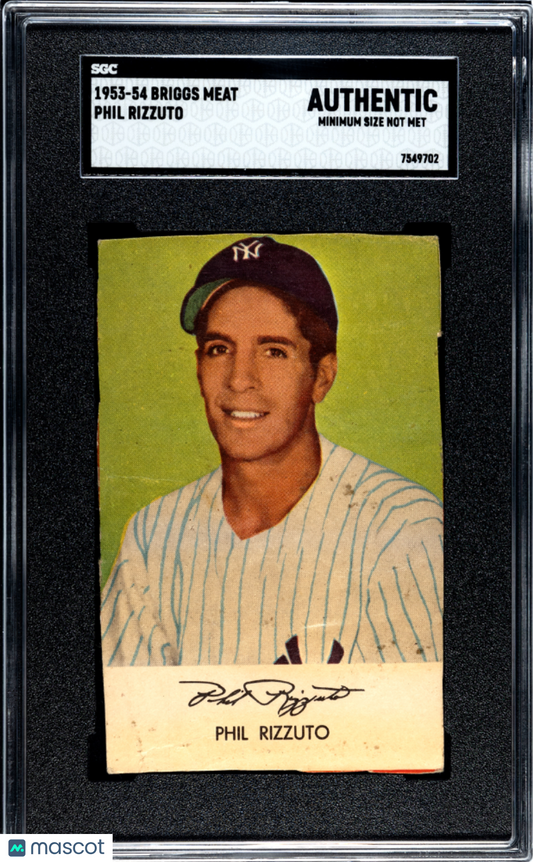 1953 Briggs Meat Phil Rizzuto SGC A