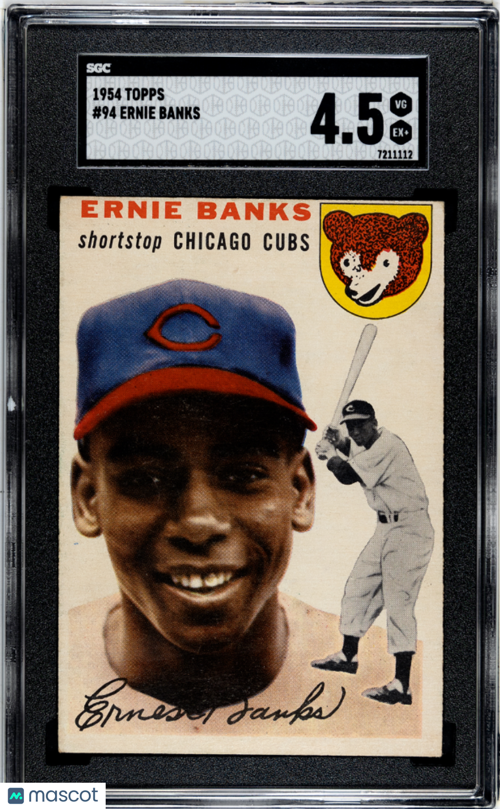 1954 Topps Ernie Banks #94 SGC 4.5