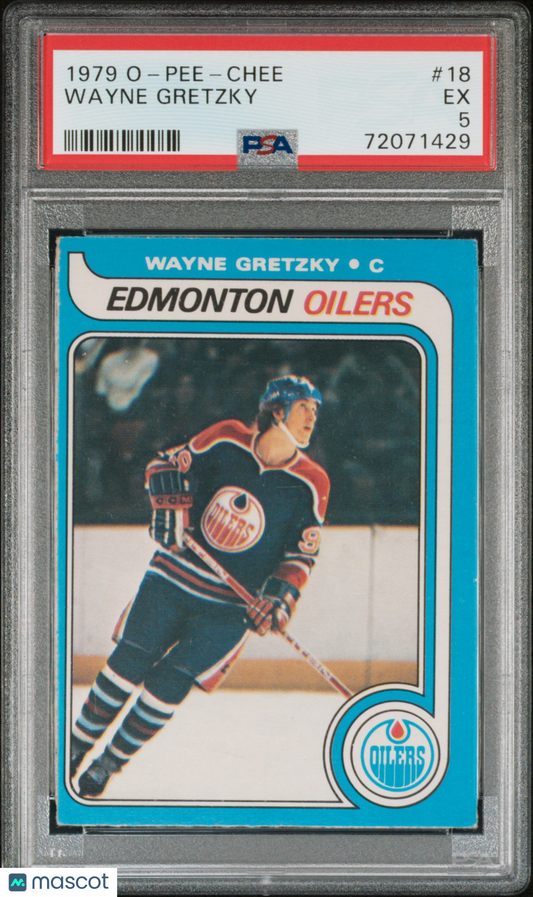 1979 O-Pee-Chee Wayne Gretzky #18 PSA 5