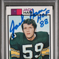 1973 Topps Jack Ham #115 PSA 6 Auto 10