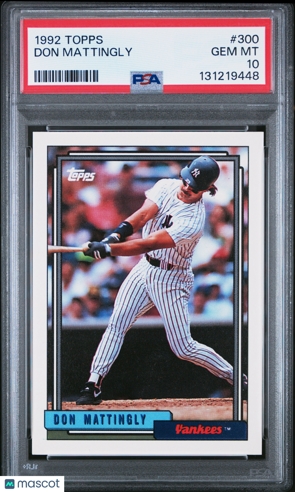 1992 Topps Don Mattingly #300 PSA 10