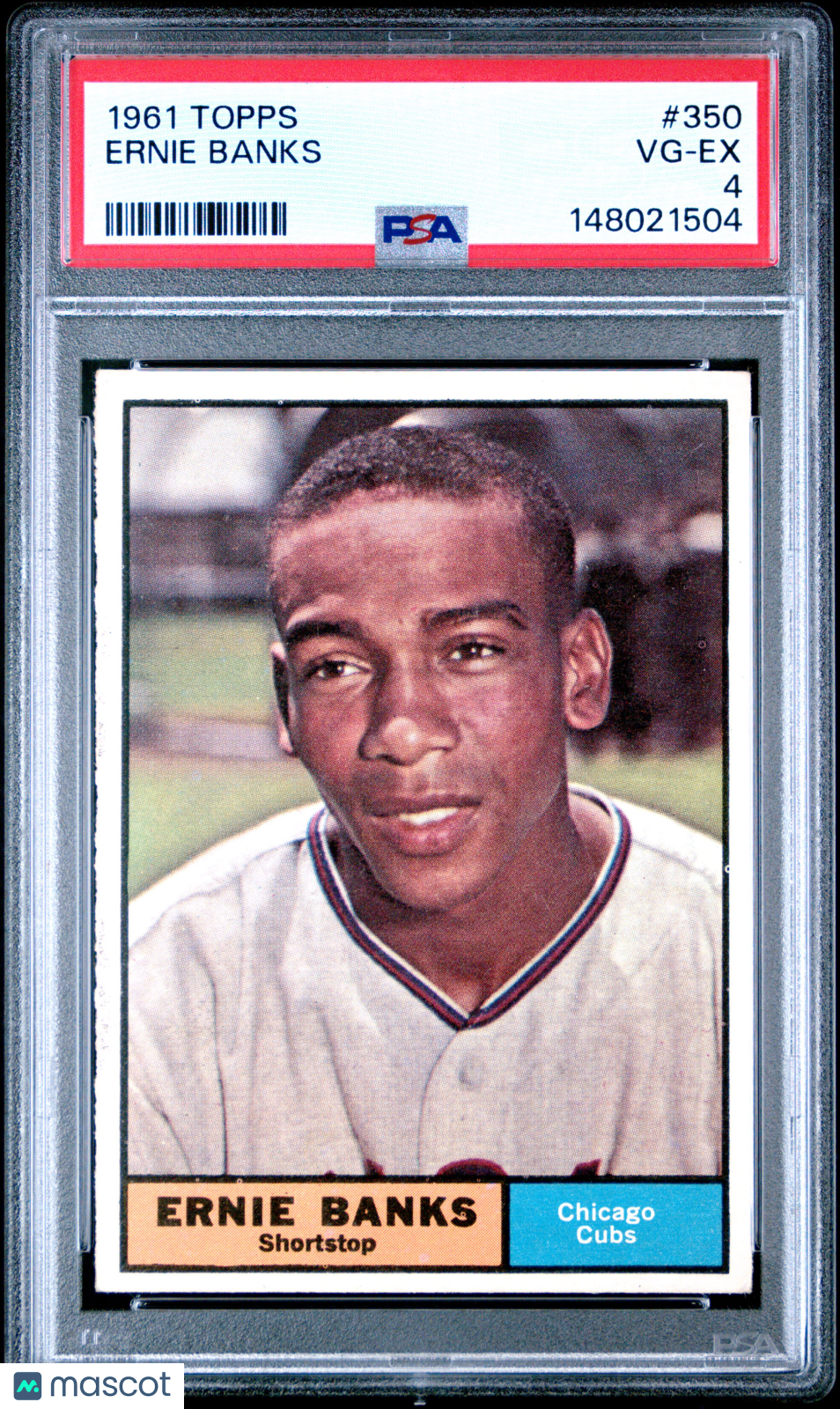 1961 Topps Ernie Banks #350 PSA 4
