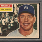 1956 Topps Mickey Mantle #135 Gray Back PSA 2
