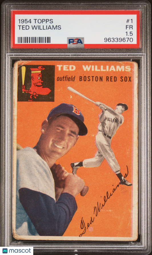 1954 Topps Ted Williams #1 PSA 1.5