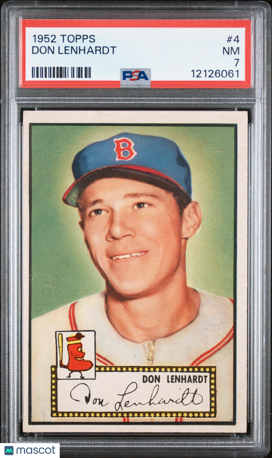 1952 Topps Don Lenhardt #4 PSA 7