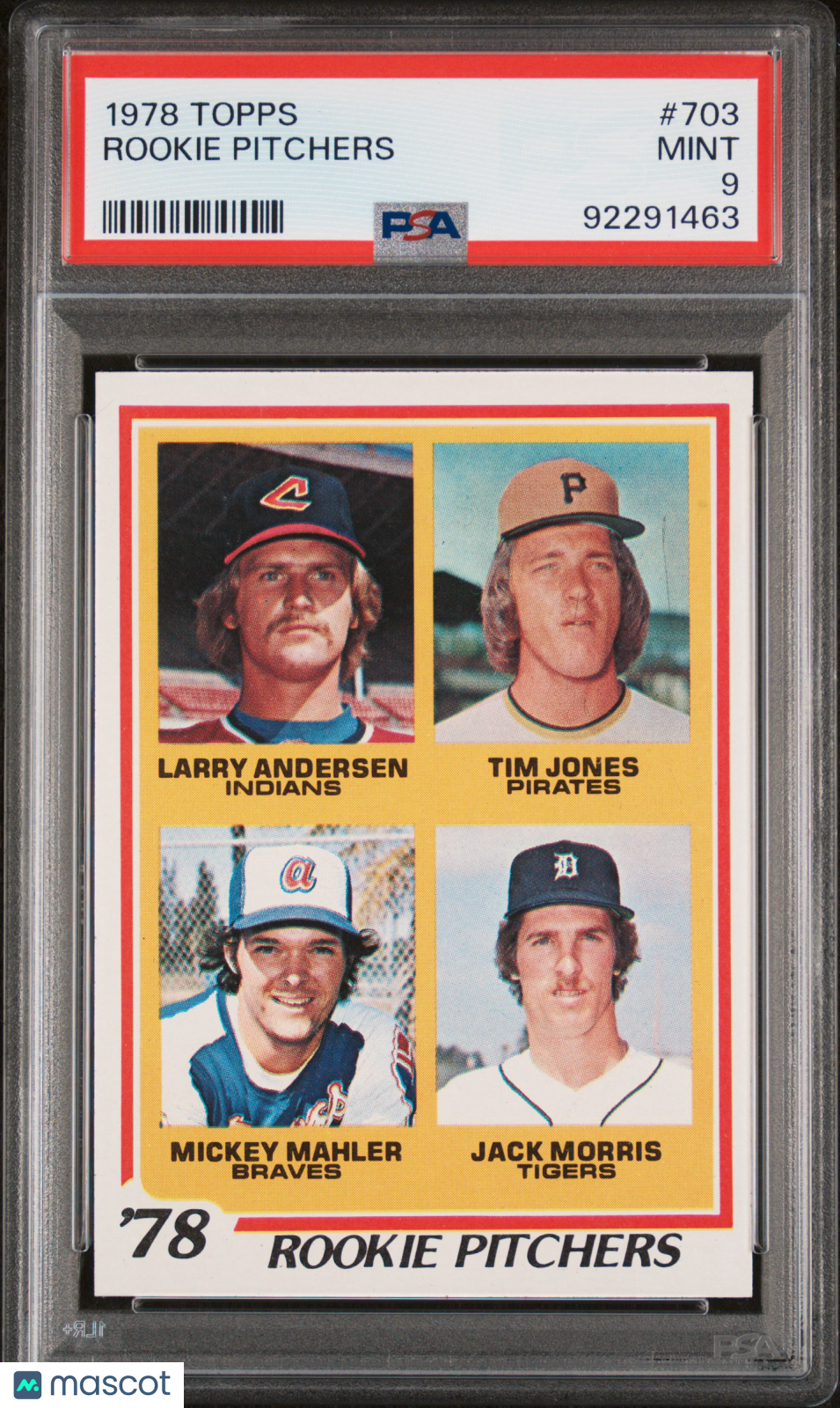 1978 Topps Rookie Pitchers #703 PSA 9