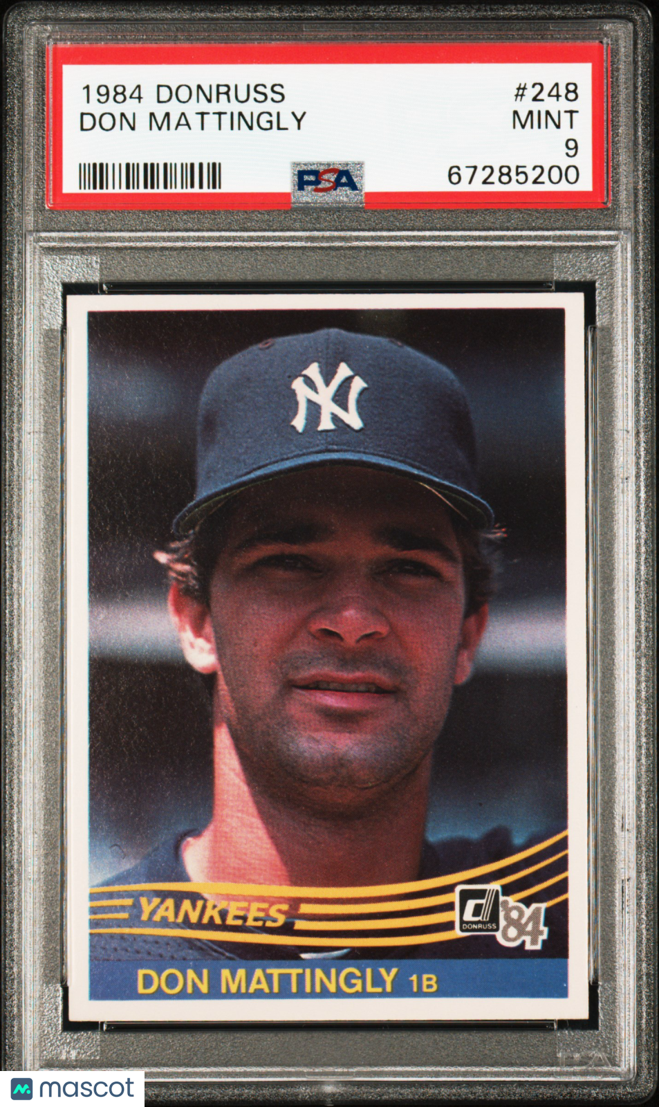 1984 Donruss Don Mattingly #248 PSA 9