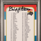 1986 Fleer Checklist 1-132 #132 PSA 5 Auto 10
