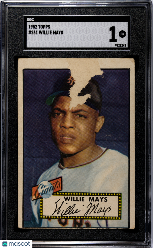 1952 Topps Willie Mays #261 SGC 1
