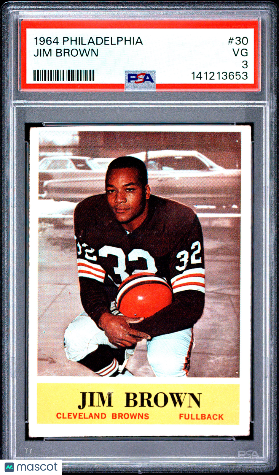 1964 Philadelphia Jim Brown #30 PSA 3