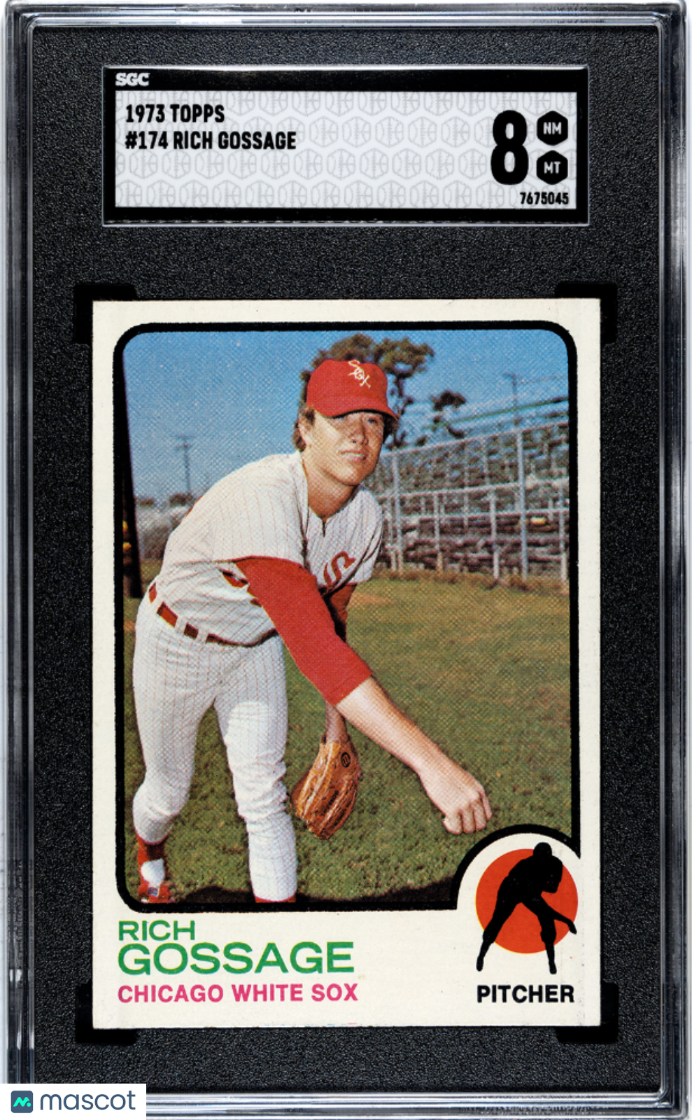 1973 Topps Rich Gossage #174 SGC 8