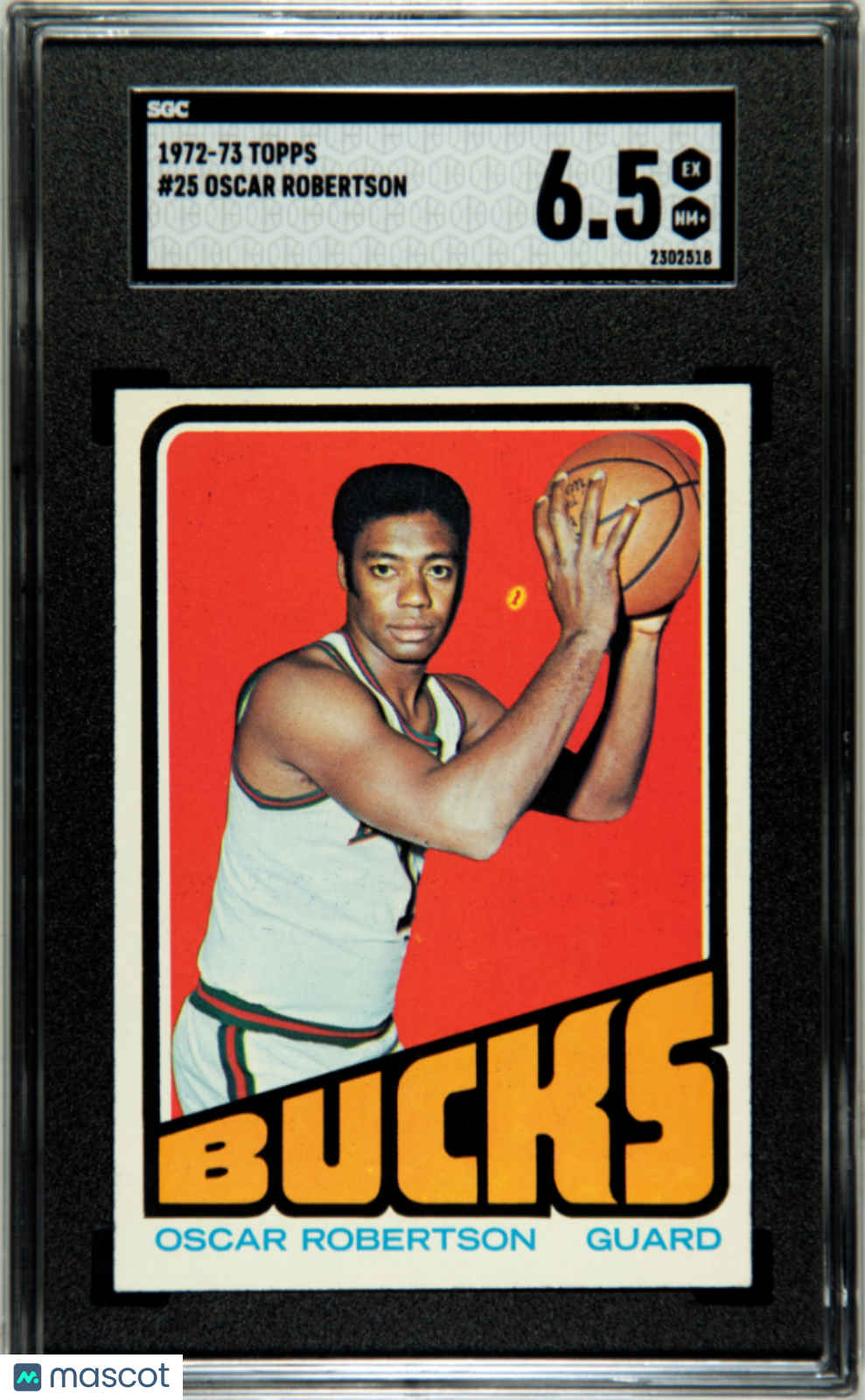 1972 Topps Oscar Robertson #25 SGC 6.5