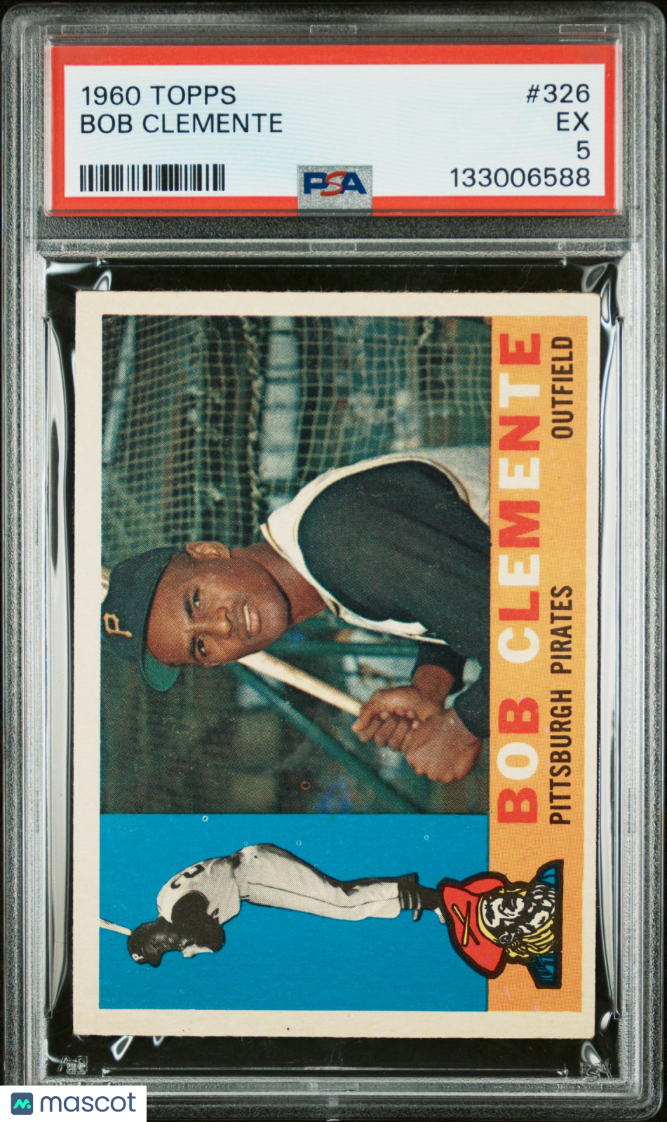 1960 Topps Bob Clemente #326 PSA 5