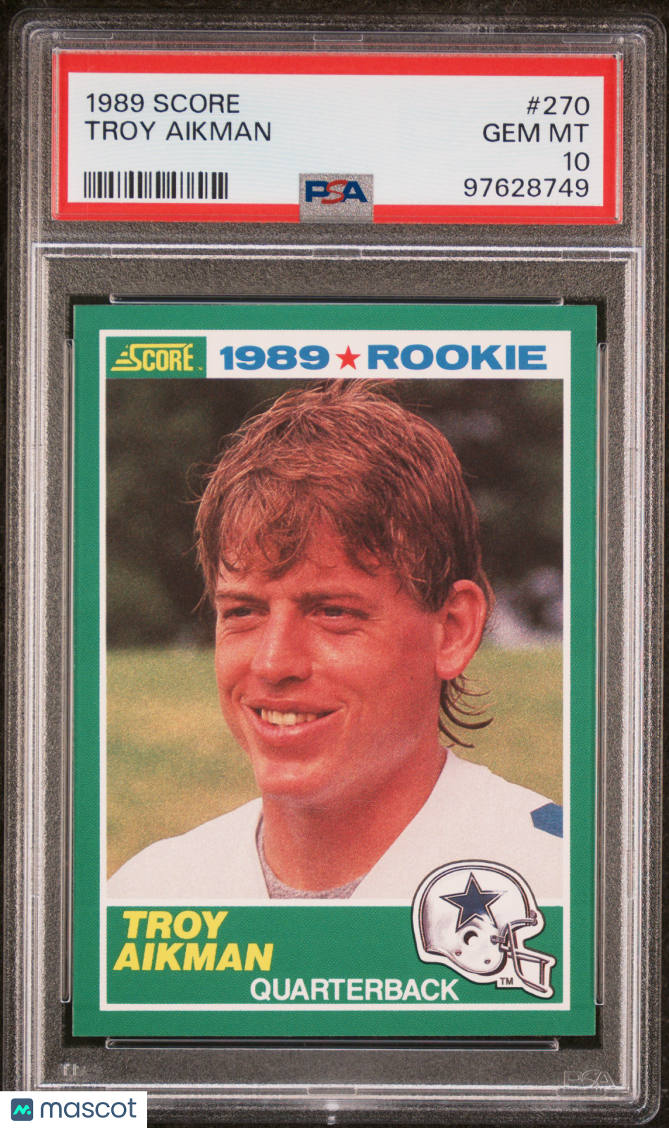 1989 Score Troy Aikman #270 PSA 10