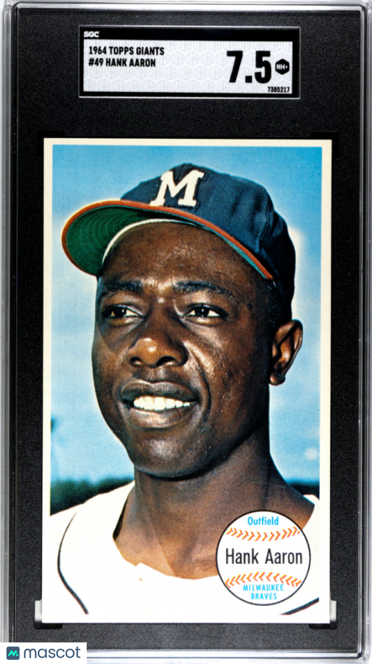 1964 Topps Giants Hank Aaron #49 SGC 7.5