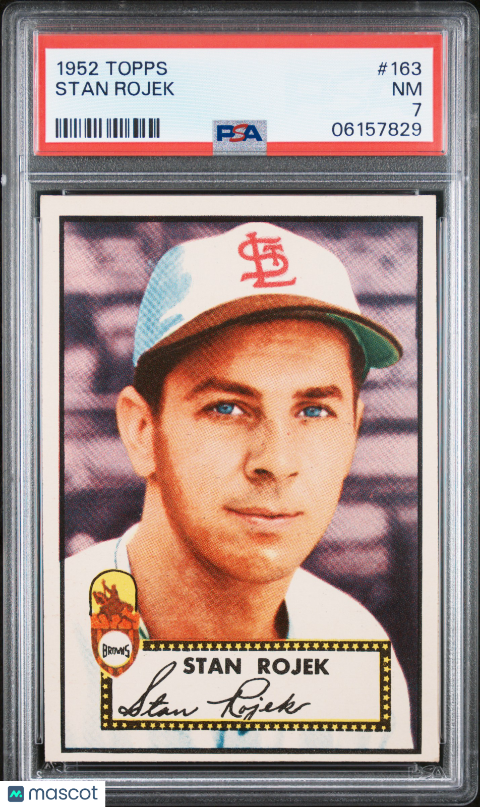 1952 Topps Stan Rojek #163 PSA 7