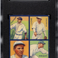 1935 Goudey 4 In 1 Wright Thevenow Lucas Traynor #2B SGC 5