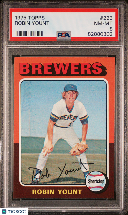 1975 Topps Robin Yount #223 PSA 8