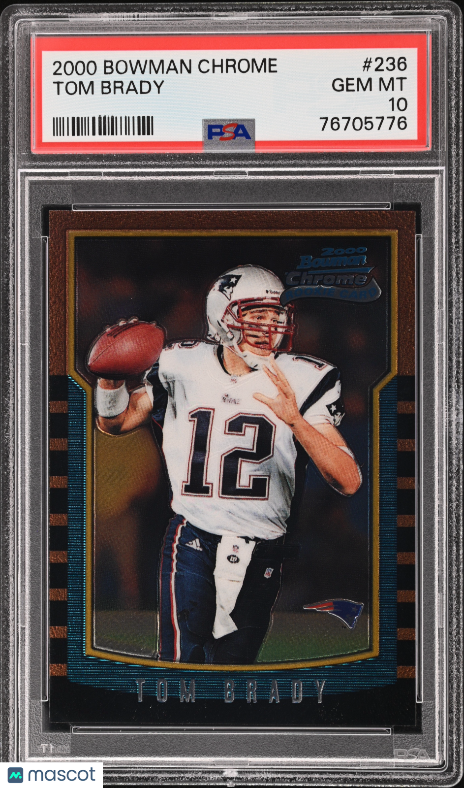 2000 Bowman Chrome Tom Brady #236 PSA 10