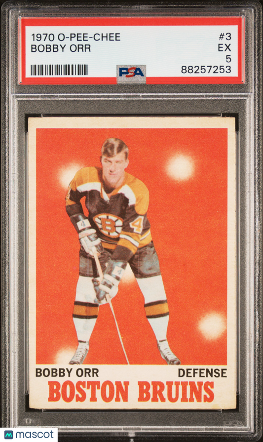 1970 O-Pee-Chee Bobby Orr #3 PSA 5