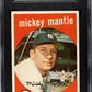 1959 Topps Mickey Mantle #10 SGC 3