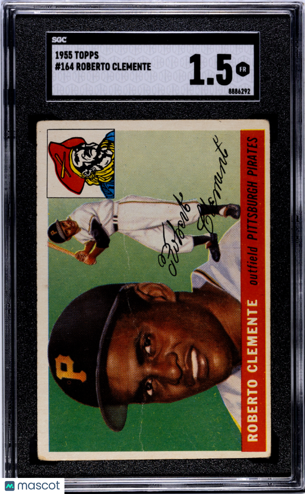 1955 Topps Roberto Clemente #164 SGC 1.5