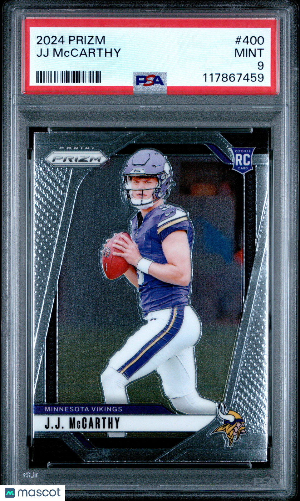 2024 Panini Prizm JJ Mccarthy #400 PSA 9
