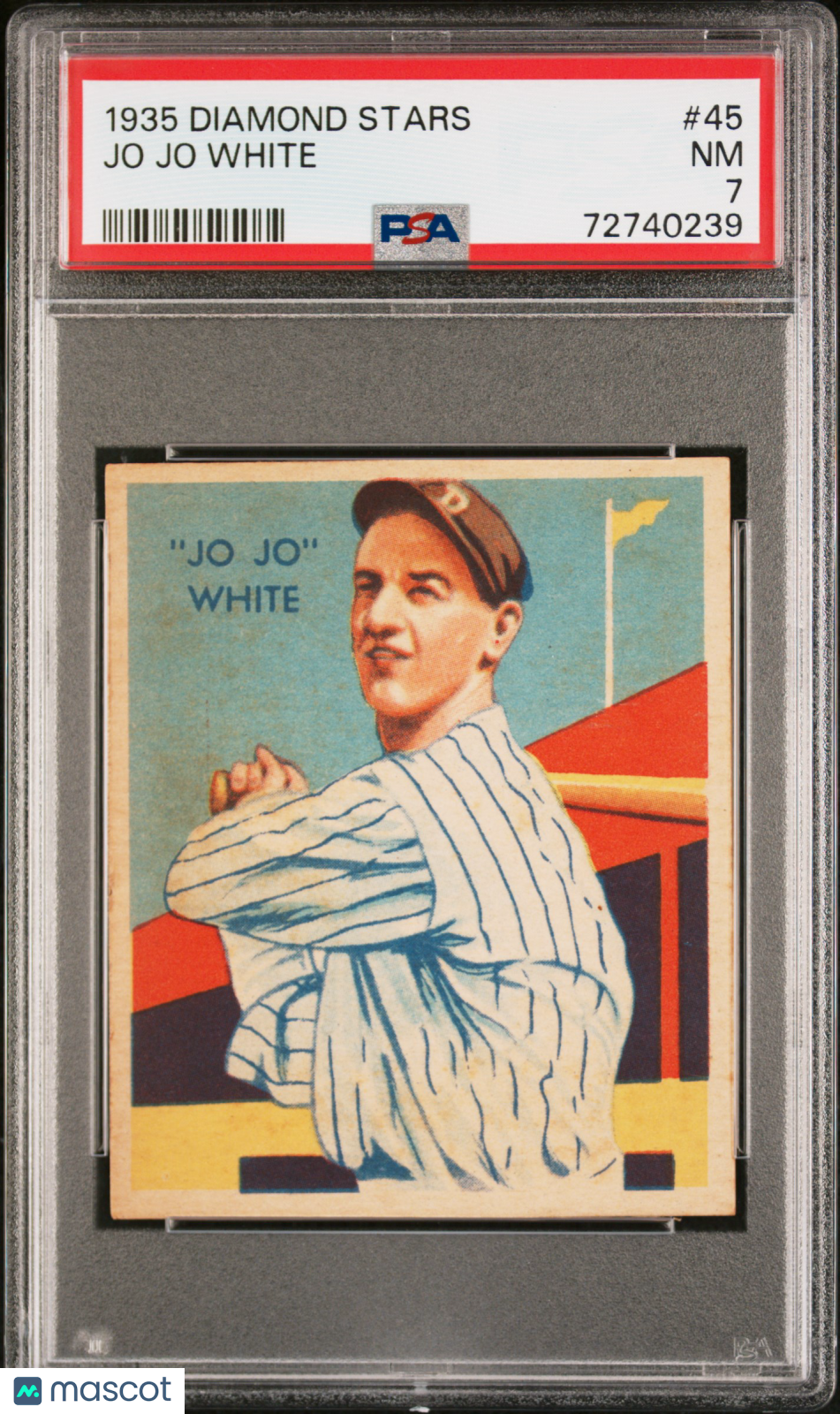 1935 Diamond Stars Jo Jo White #45 PSA 7