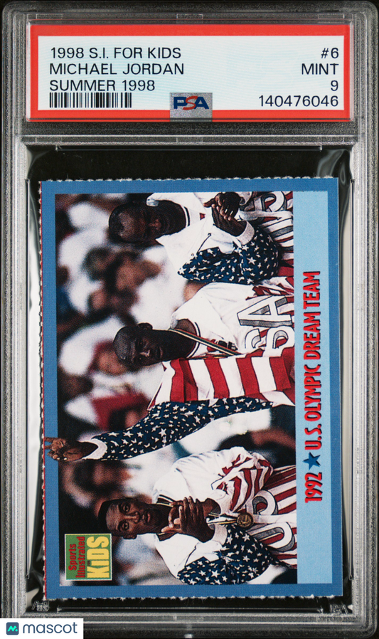 1998 Sports Illustrated For Kids Summer 1998 Michael Jordan #6 PSA 9