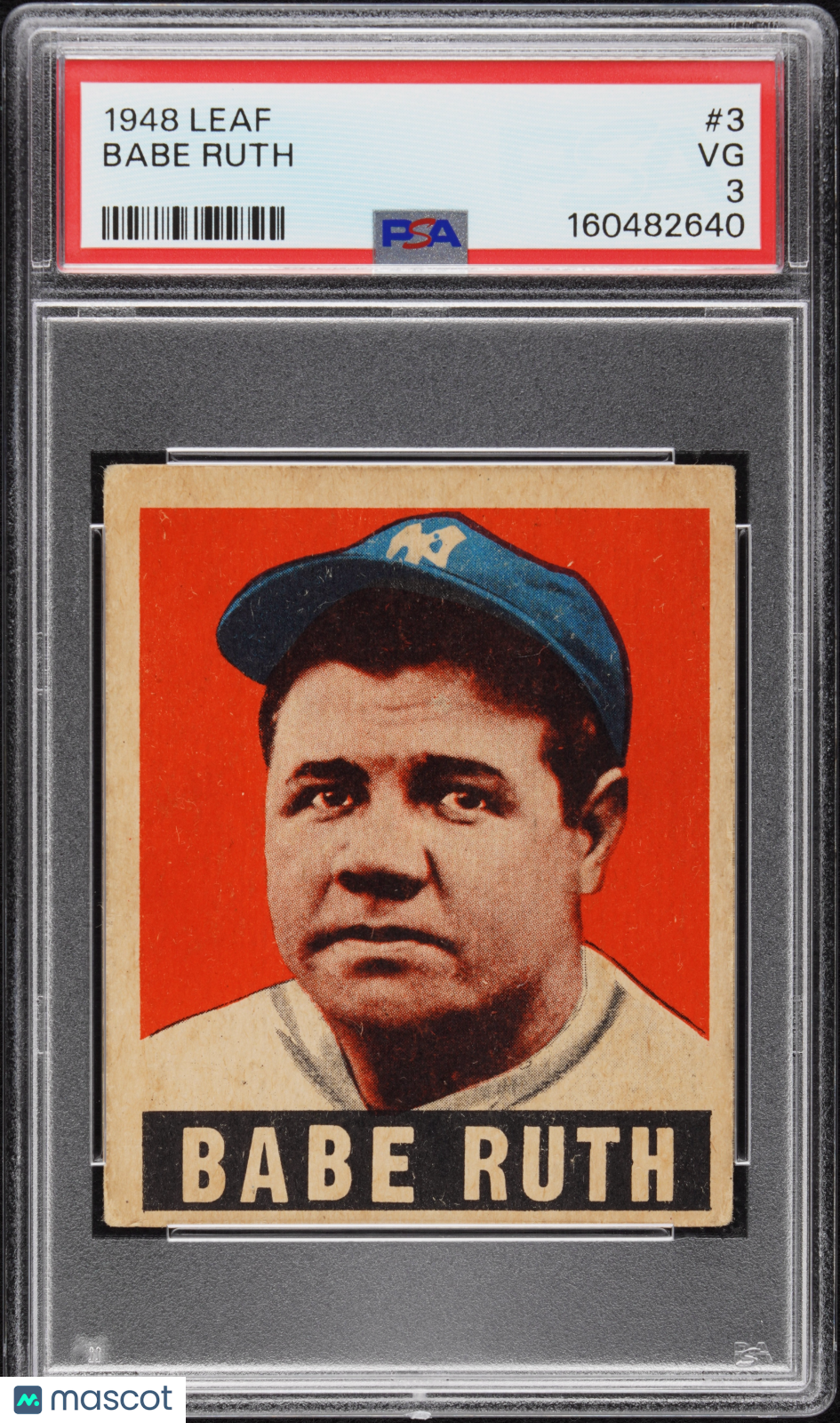 1948 Leaf Babe Ruth #3 PSA 3