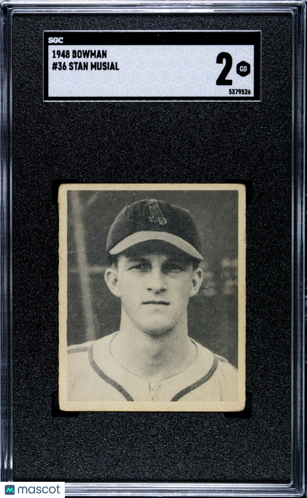 1948 Bowman Stan Musial #36 SGC 2