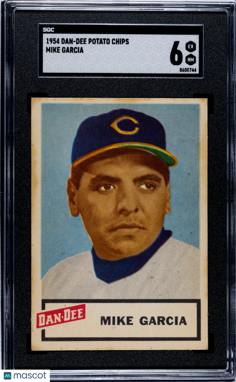 1954 Dan-Dee Potato Chips Mike Garcia SGC 6