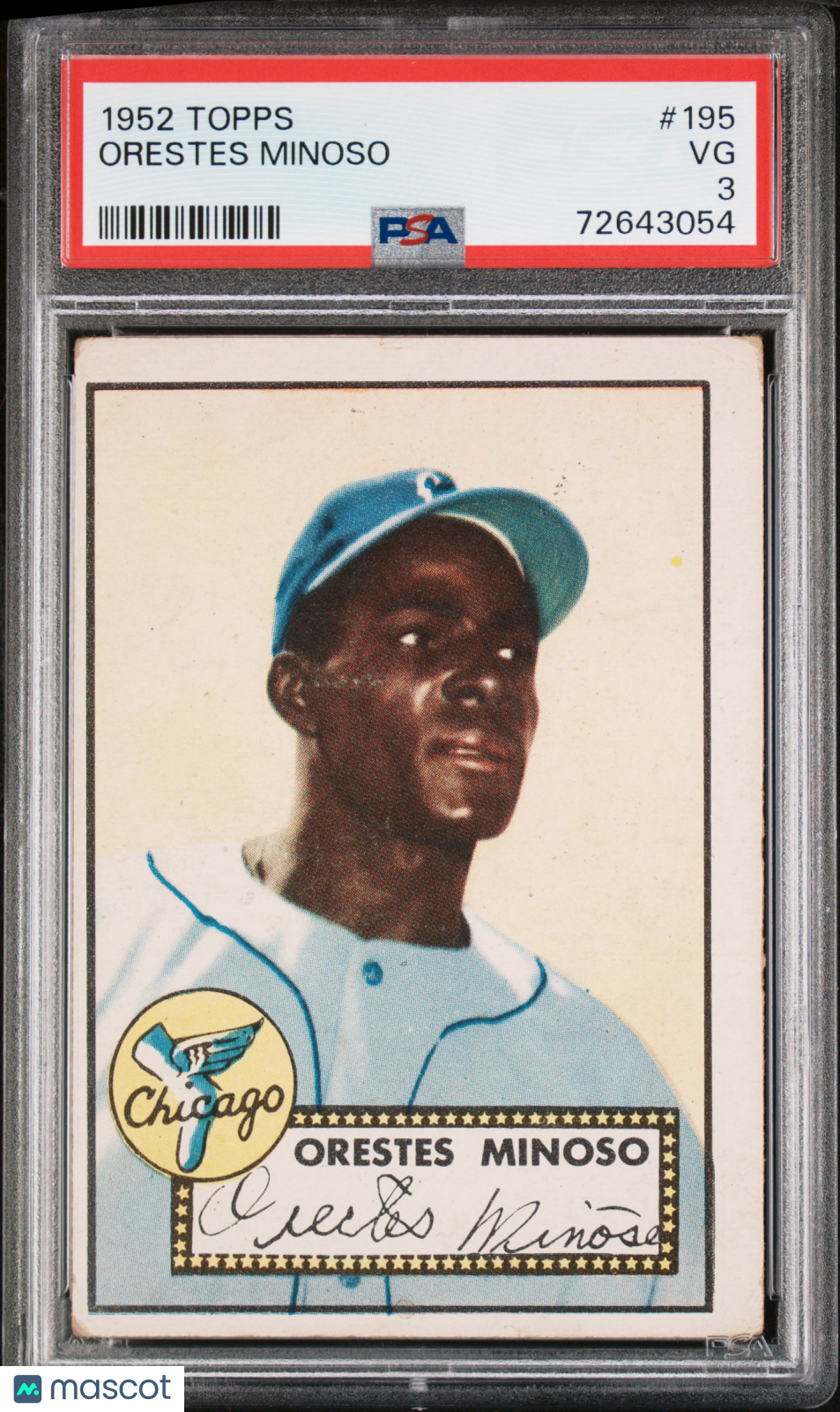 1952 Topps Orestes Minoso #195 PSA 3
