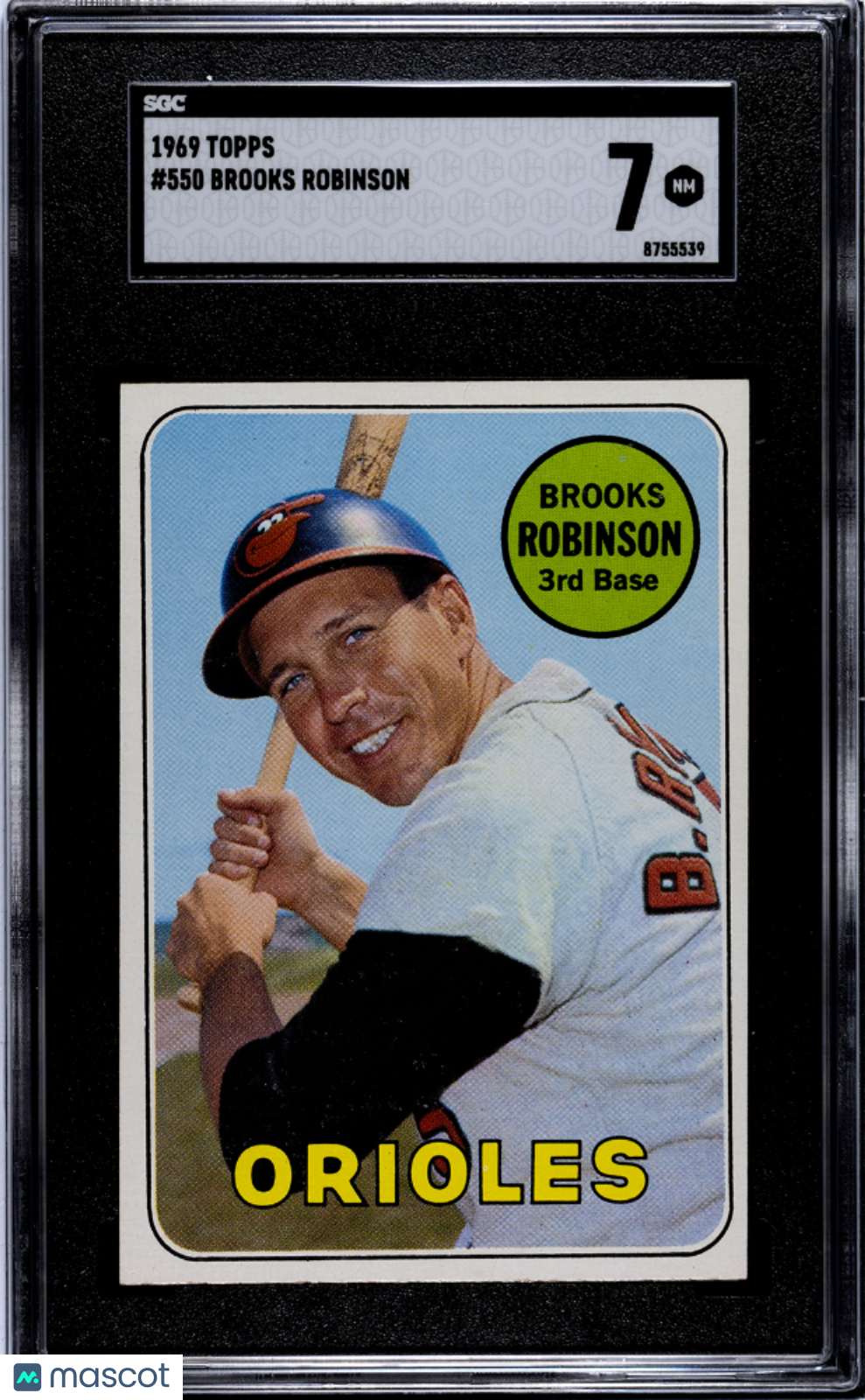 1969 Topps Brooks Robinson #550 SGC 7