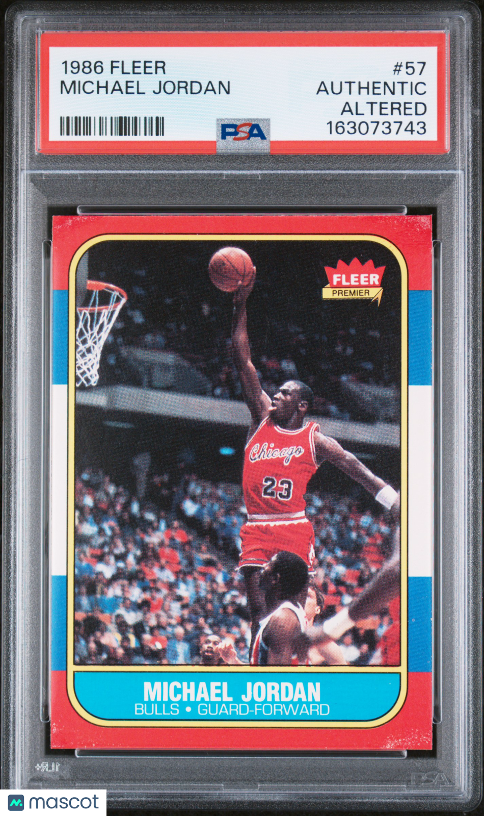 1986 Fleer Michael Jordan #57 PSA A