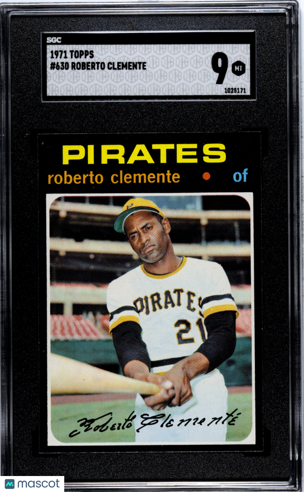 1971 Topps Roberto Clemente #630 SGC 9