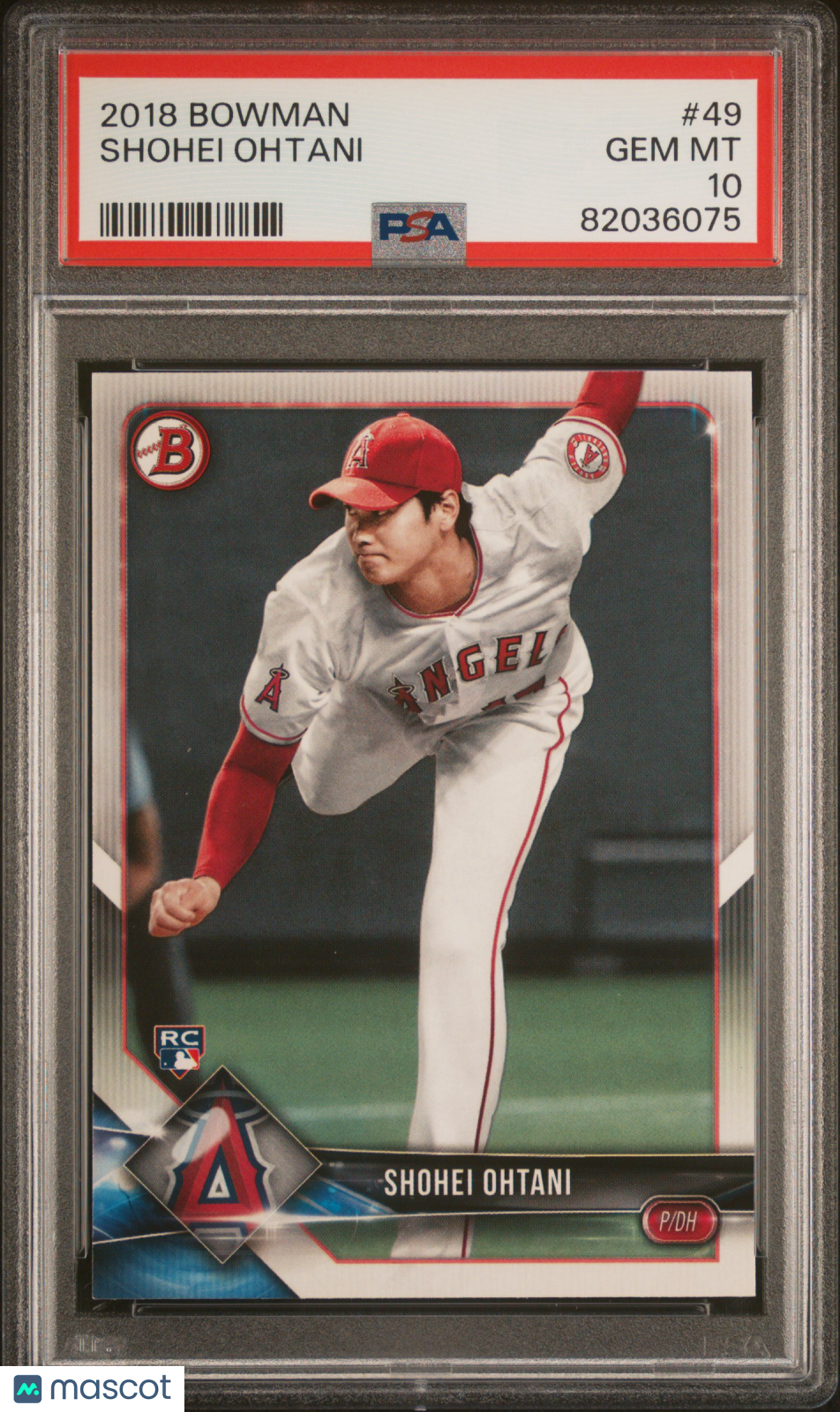 2018 Bowman Shohei Ohtani #49 PSA 10