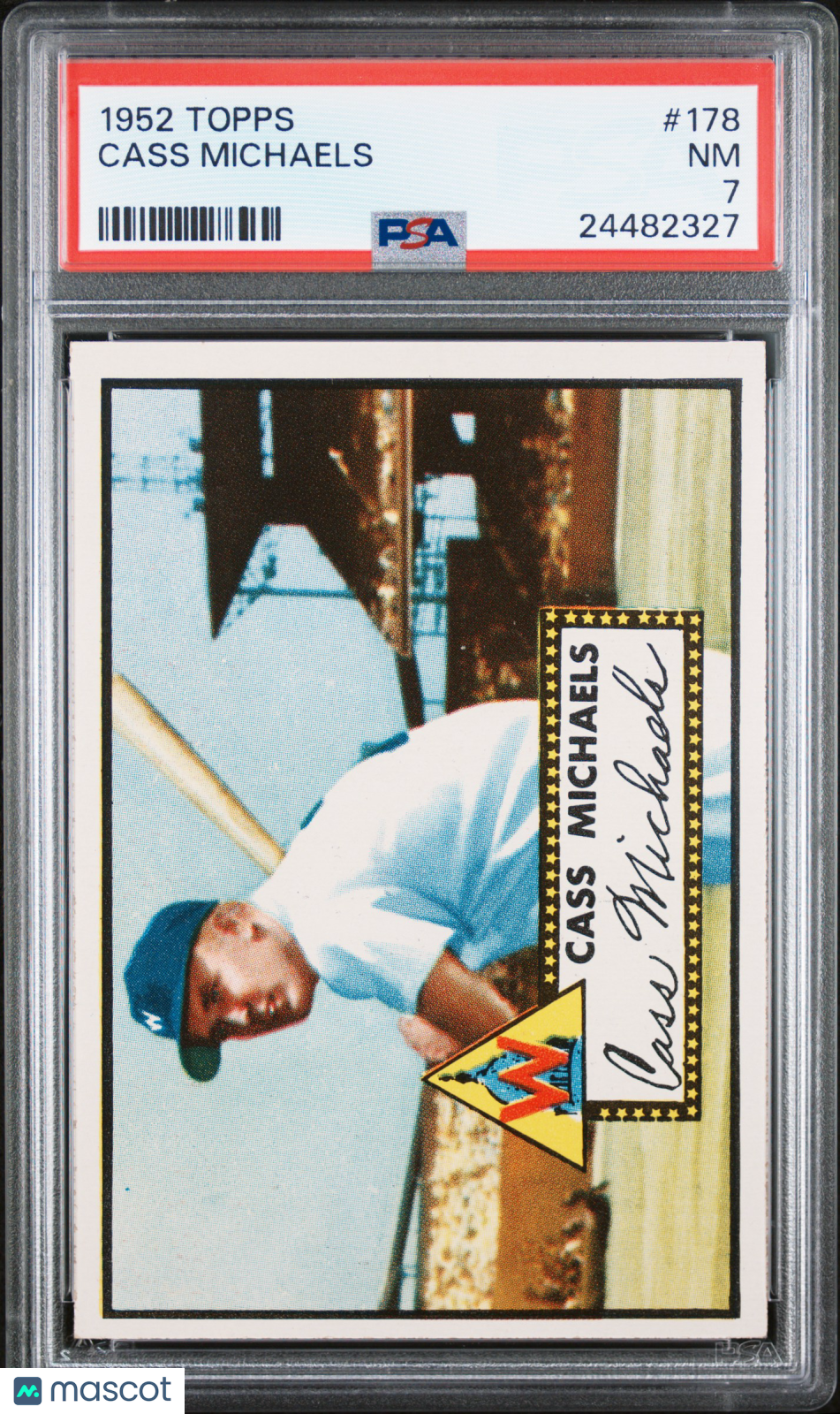 1952 Topps Cass Michaels #178 PSA 7