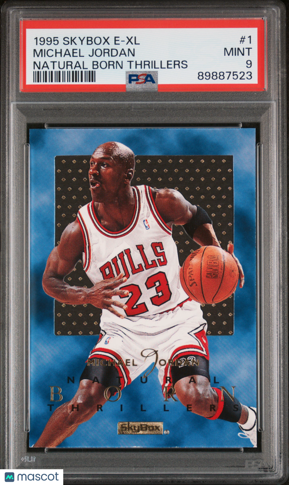 1995 Skybox E-XL Natural Born Thrillers Michael Jordan #1 PSA 9