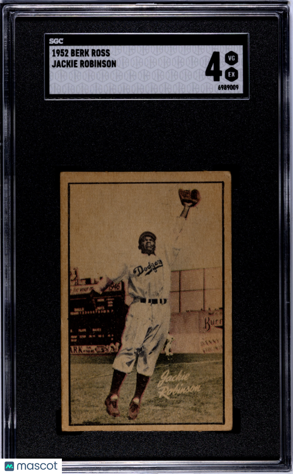 1952 Berk Ross Jackie Robinson SGC 4