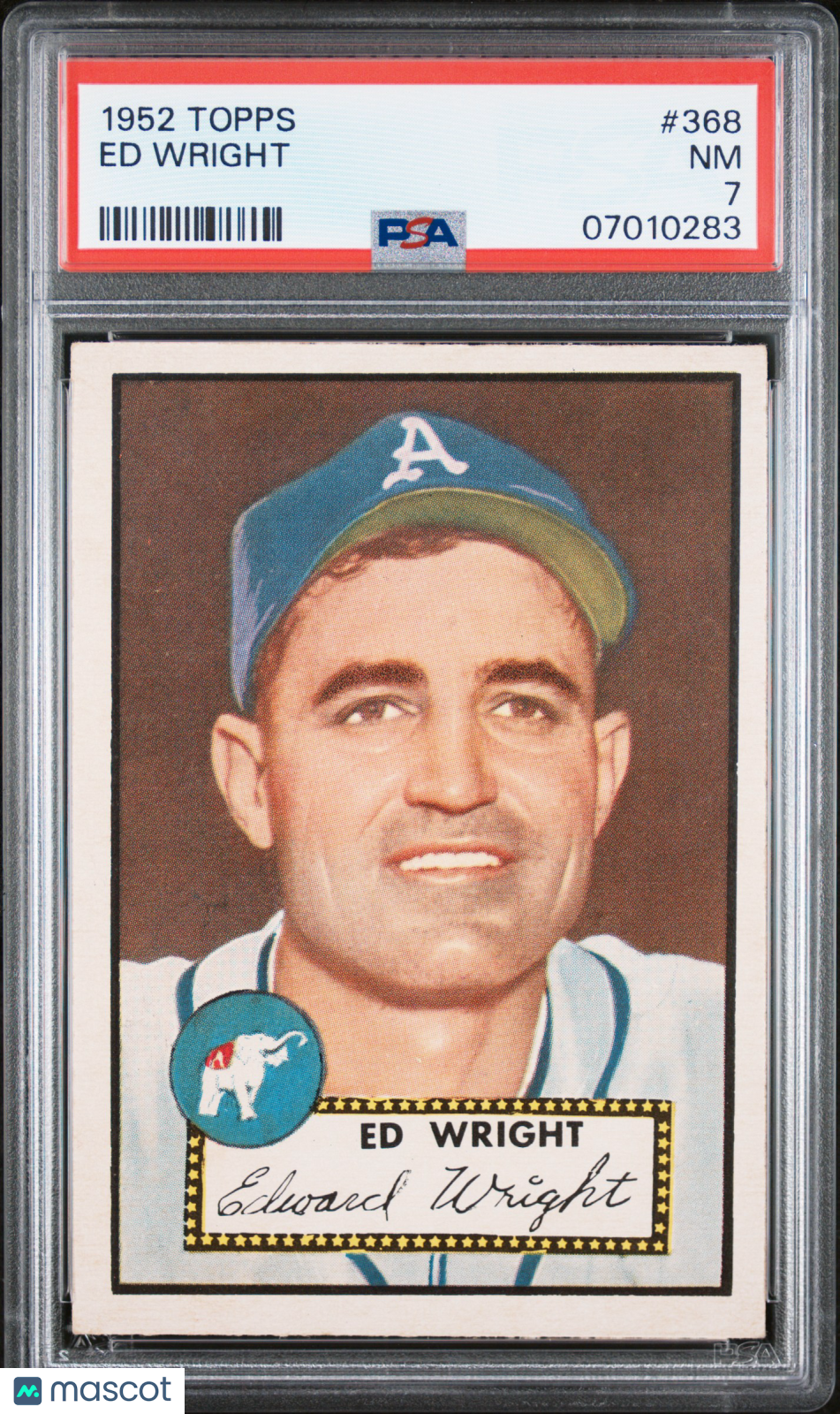1952 Topps Ed Wright #368 PSA 7