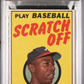 1970 Topps Scratch-Offs Hank Aaron PSA 7