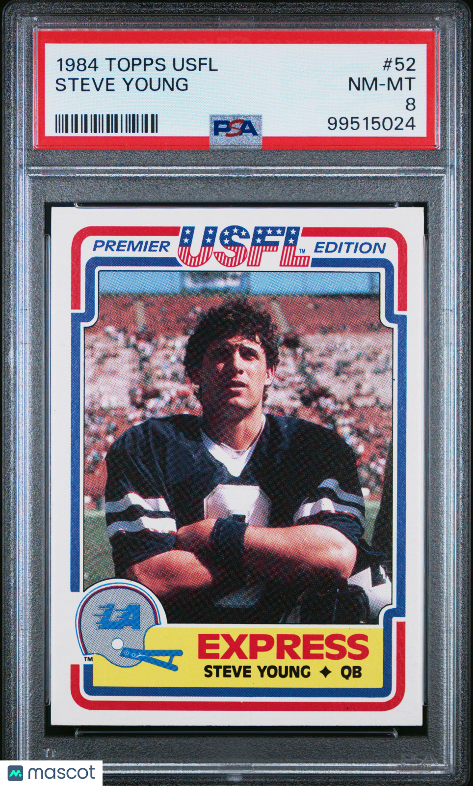 1984 Topps Usfl Steve Young #52 PSA 8