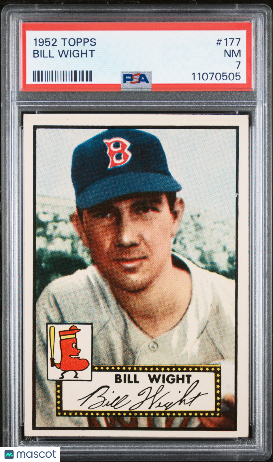 1952 Topps Bill Wight #177 PSA 7
