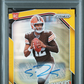 2025 Panini Prizm Shedeur Sanders #302 Autograph Gold PSA 9