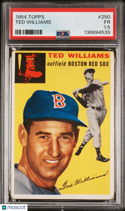 1954 Topps Ted Williams #250 PSA 1.5